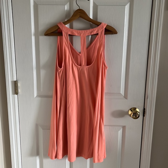 Mossimo Salmon Sun Dress With Cutout Back Size Large - Picture 4 of 7